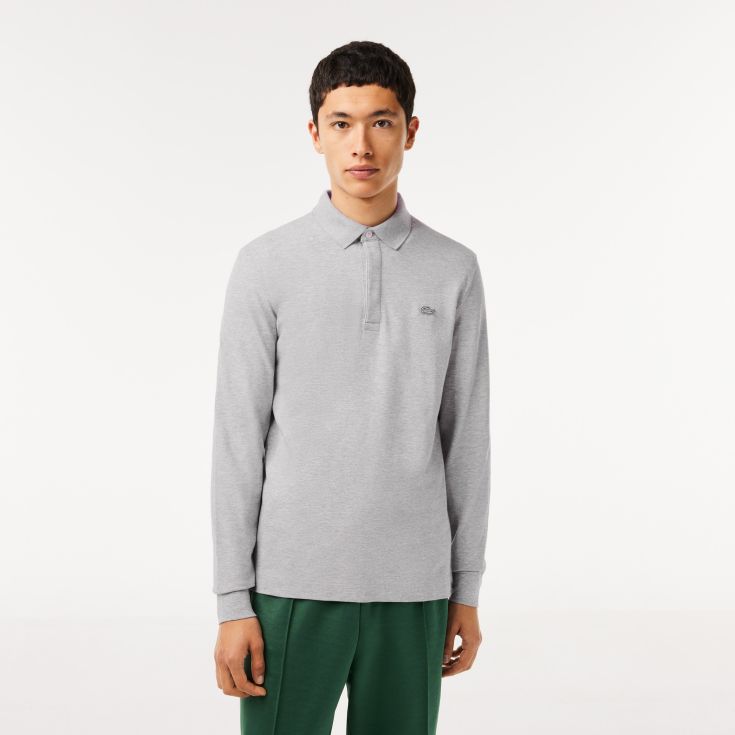 Мужское поло с длинным рукавом Lacoste