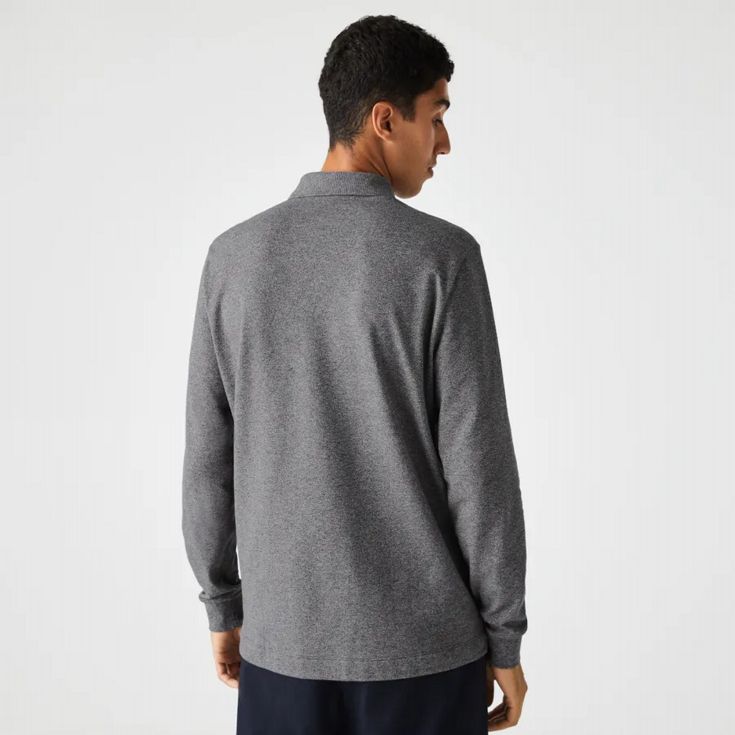 Мужское поло с длинным рукавом Lacoste