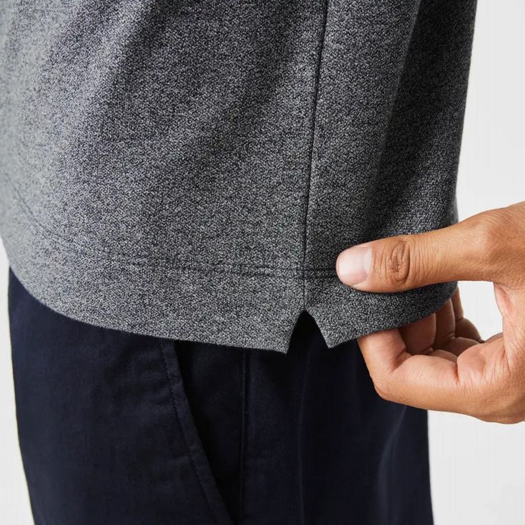 Мужское поло с длинным рукавом Lacoste