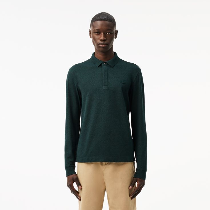 Мужское поло с длинным рукавом Lacoste
