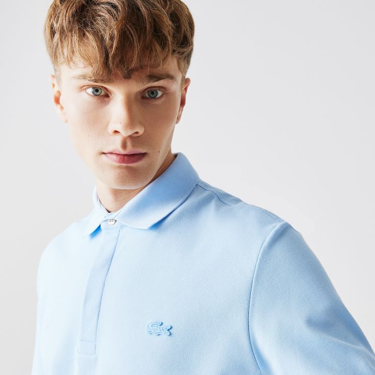 Мужское поло с длинным рукавом Lacoste