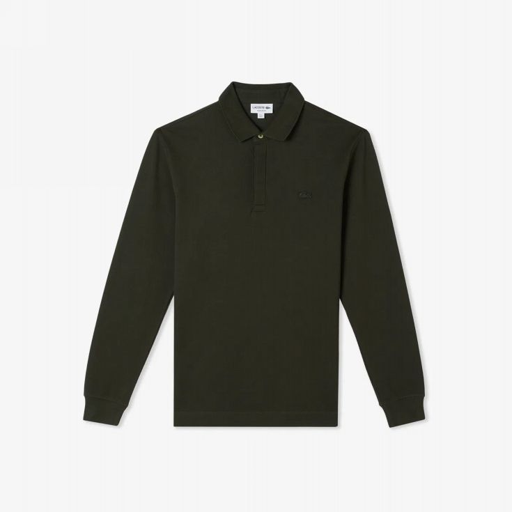 Мужское поло с длинным рукавом Lacoste