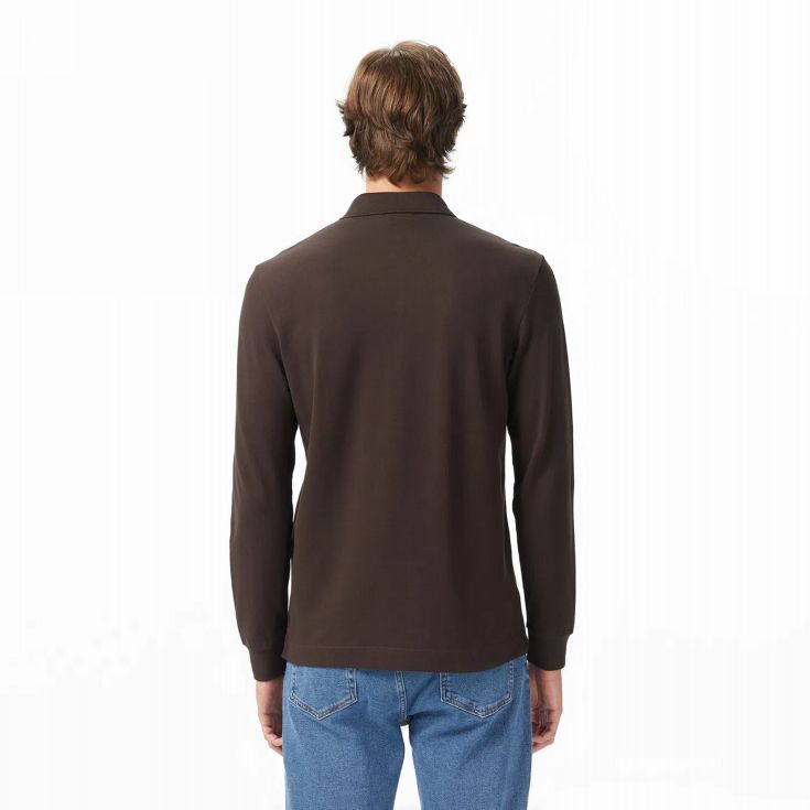 Мужское поло с длинным рукавом Lacoste