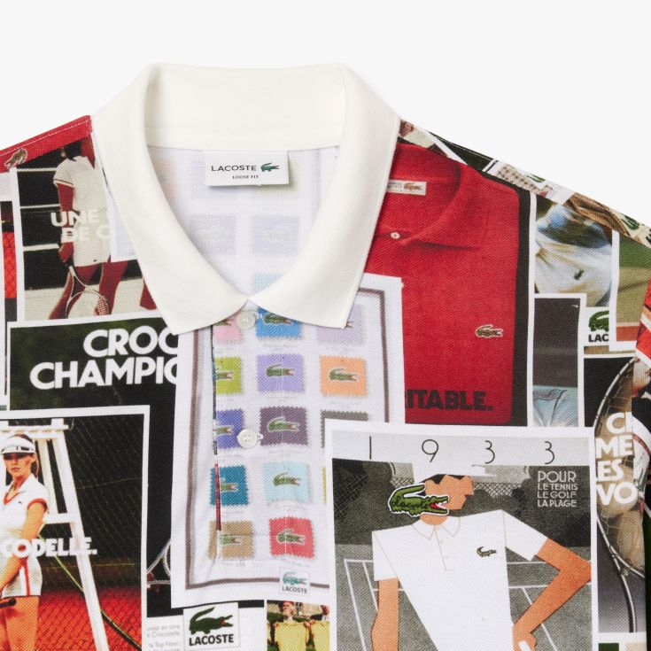 Мужское поло Lacoste