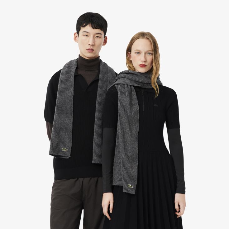 Шерстяной шарф Unisex Lacoste