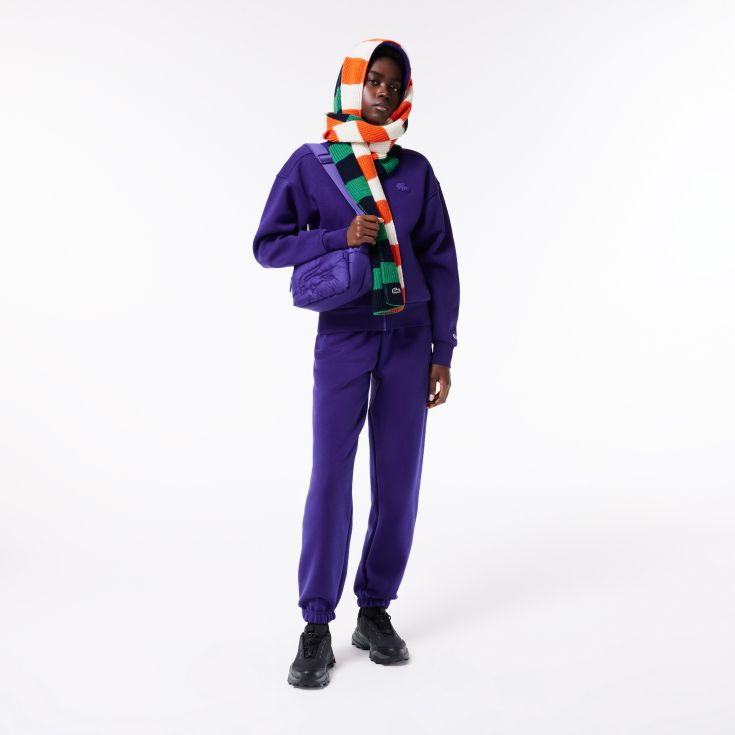 Женское худи на молнии Lacoste
