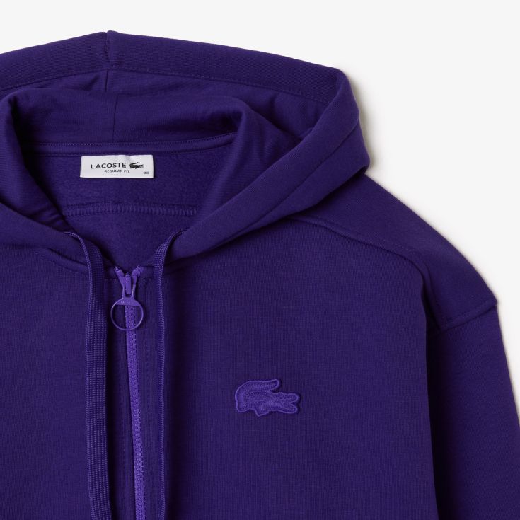 Женское худи на молнии Lacoste