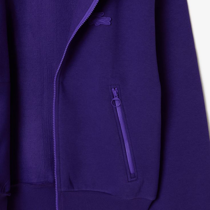 Женское худи на молнии Lacoste