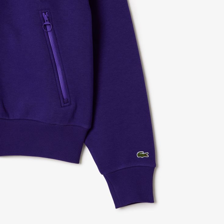 Женское худи на молнии Lacoste