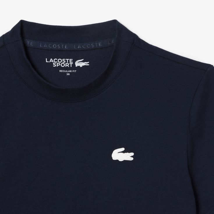 Женская футболка Lacoste для спорта и активного отдыха из органического хлопка