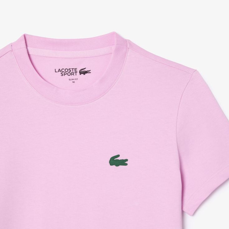 Женская футболка Lacoste для спорта и активного отдыха из органического хлопка