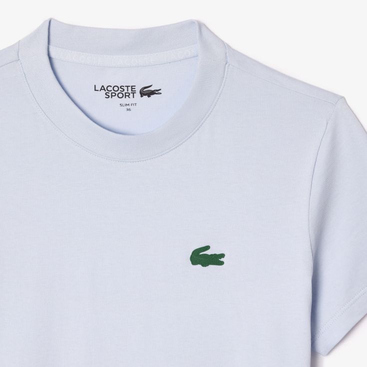 Женская футболка Lacoste для спорта и активного отдыха из органического хлопка