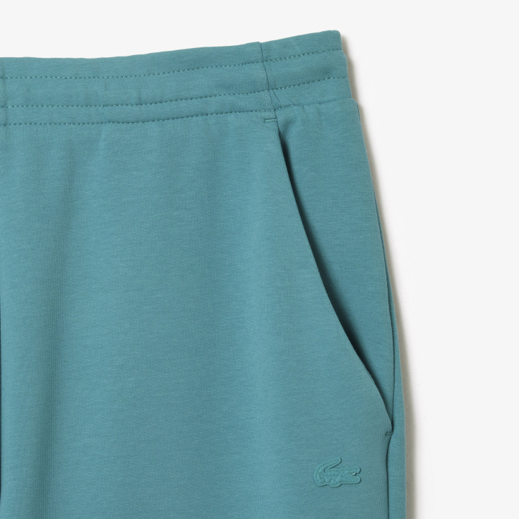 Мужские облегающие спортивные штаны Lacoste из меланжевой смеси хлопка